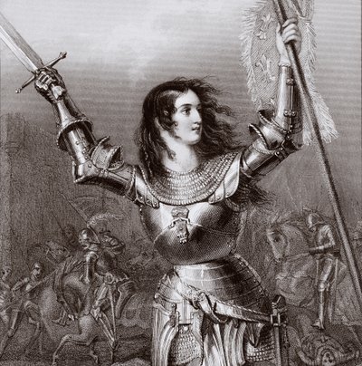Joan of Arc (c.1412-31), c.1845 by English School